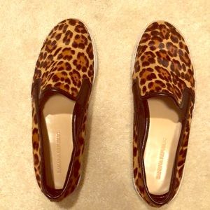 Banana Republic Leopard slip on sneakers size 7